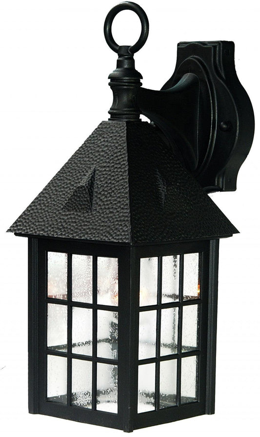 Matte Black House Shaped Wall Light - AFS