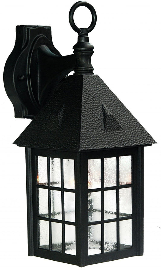 Matte Black House Shaped Wall Light - AFS