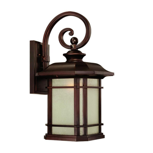 Somerset 1-Light Architectural Bronze Wall Light - AFS