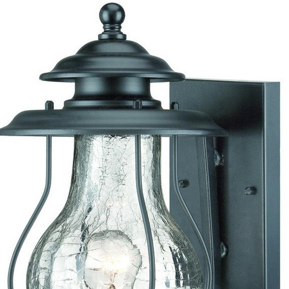 Matte Black Oil Lantern Wall Light - AFS