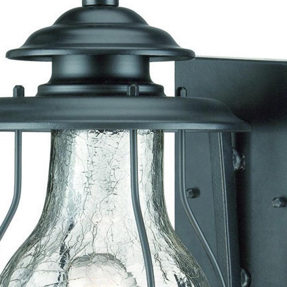 Matte Black Oil Lantern Wall Light - AFS