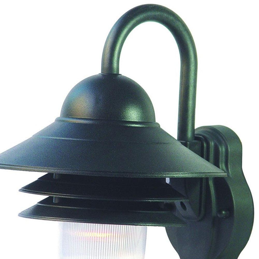 Matte Black Motion Sensor Outdoor Wall Light - AFS