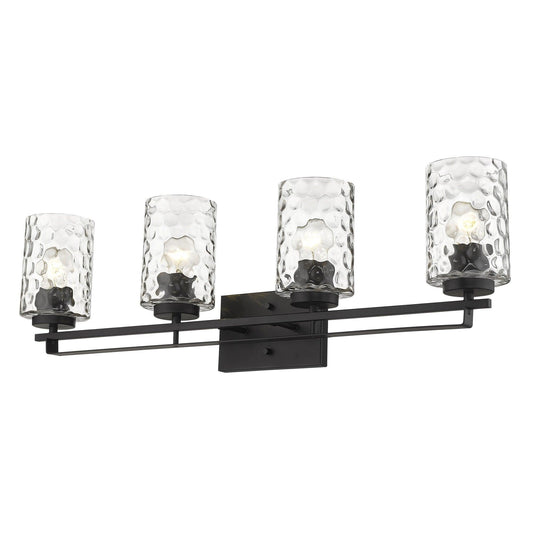 Livvy 4-Light Matte Black Vanity - AFS