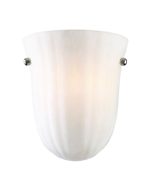 Frosted White Textured Glass Wall Sconce - AFS