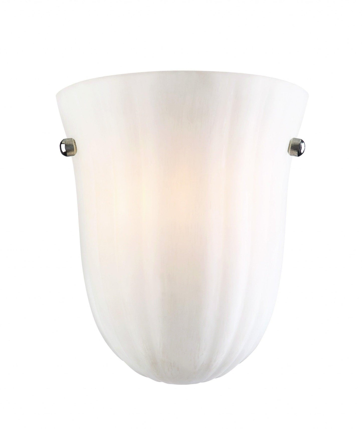 Frosted White Textured Glass Wall Sconce - AFS