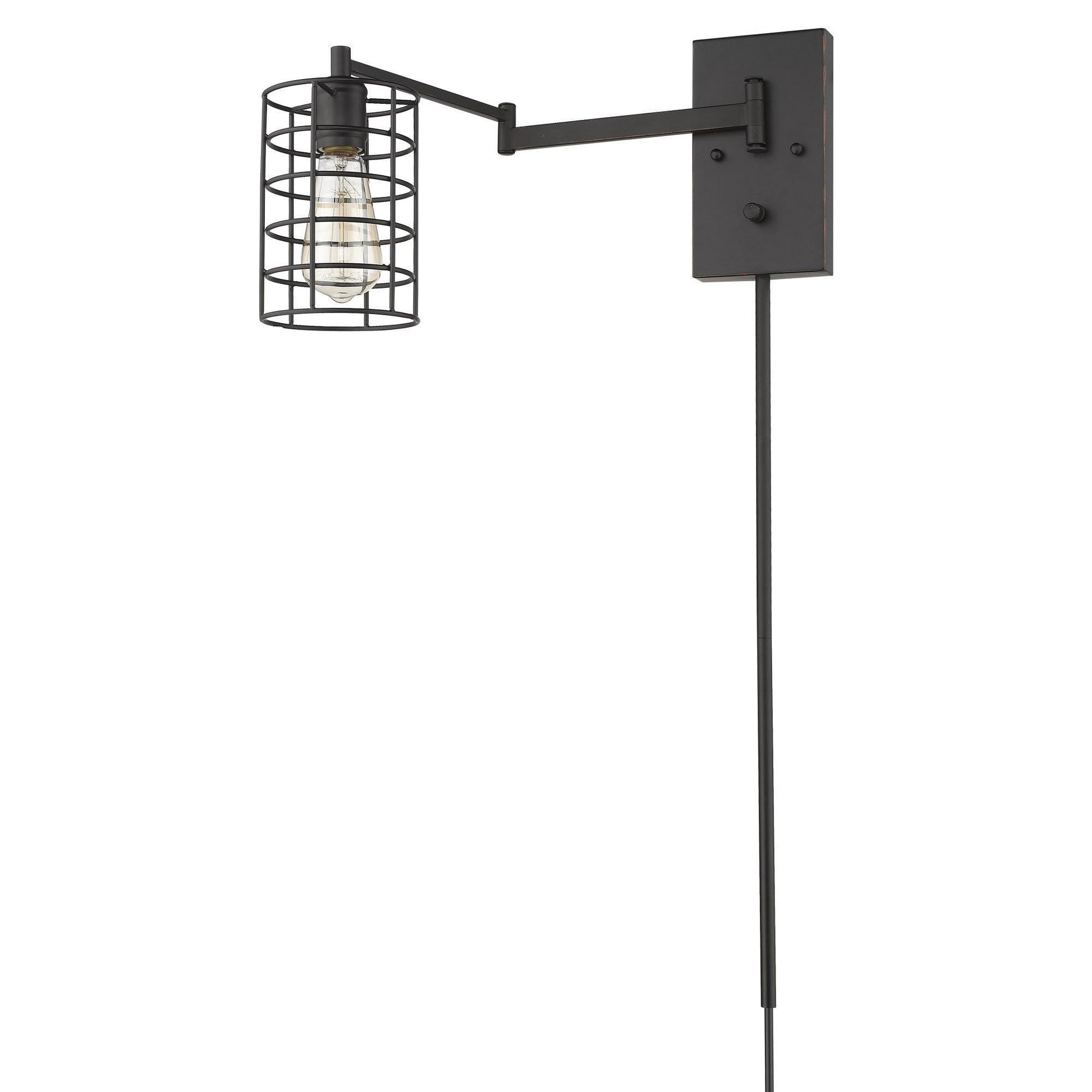 Industrial Bronze Metal Wall Sconce - AFS