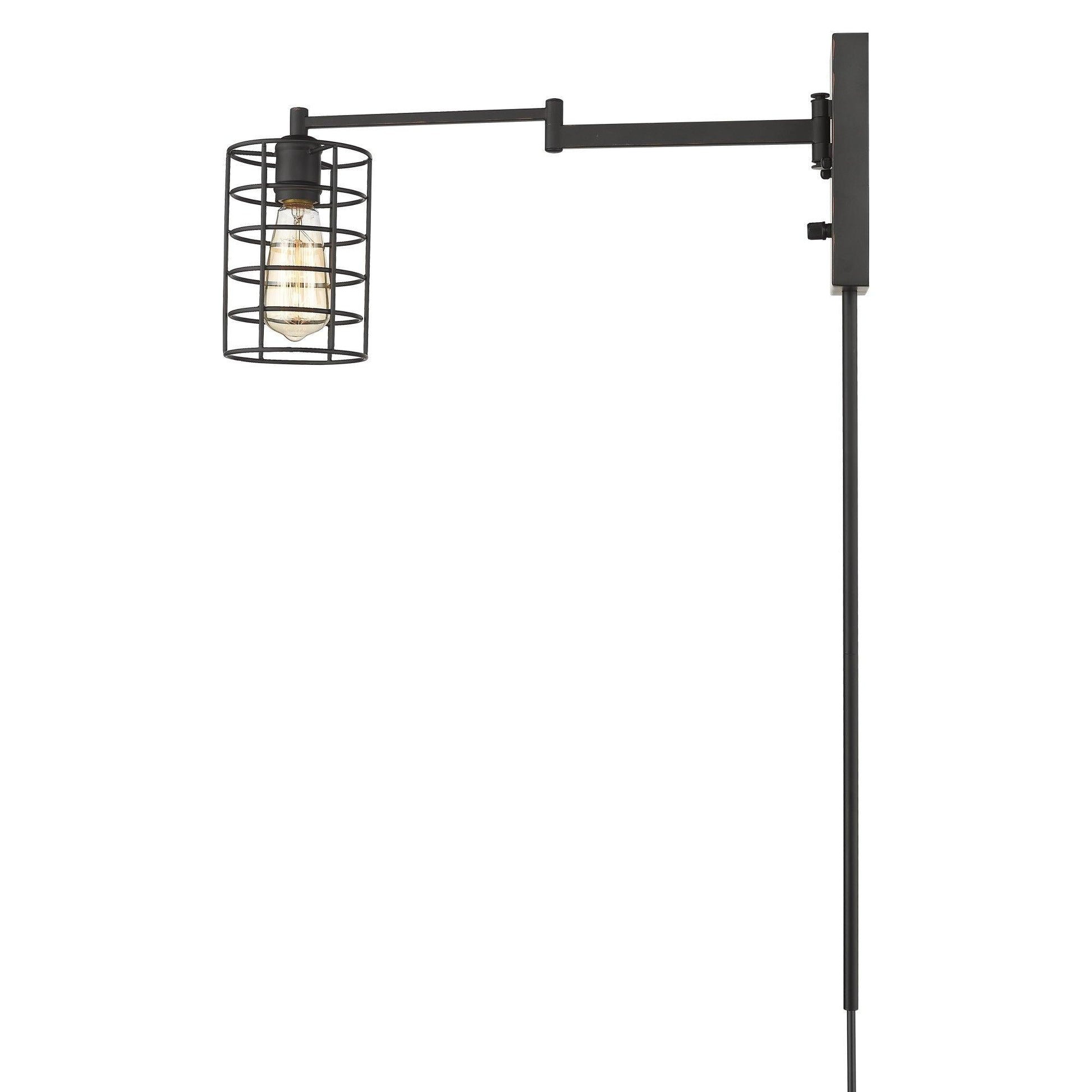 Industrial Bronze Metal Wall Sconce - AFS