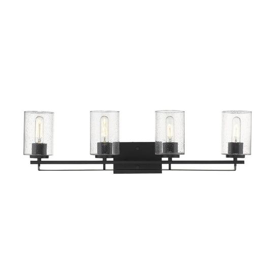 Orella 4-Light Matte Black Sconce - AFS