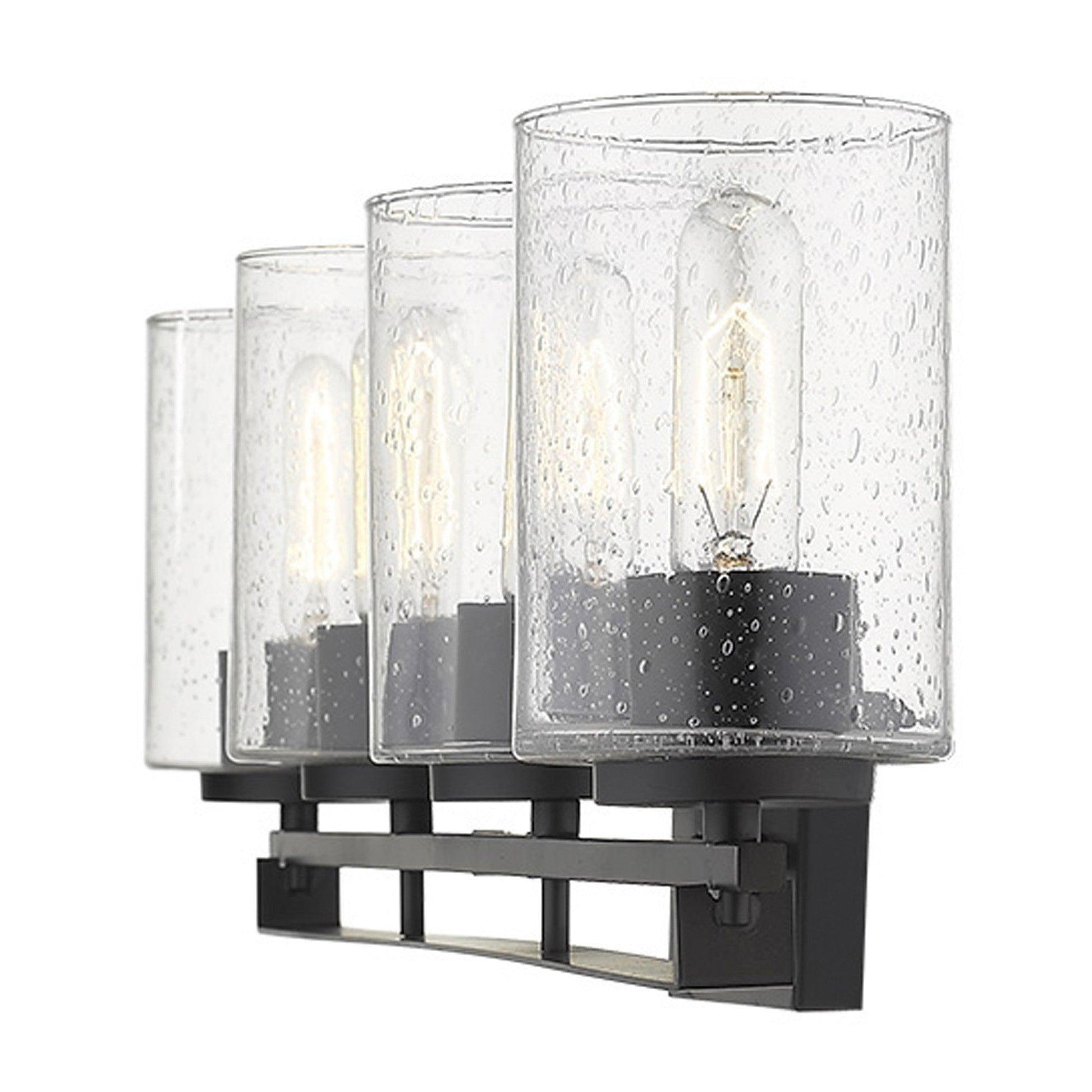 Orella 4-Light Matte Black Sconce - AFS