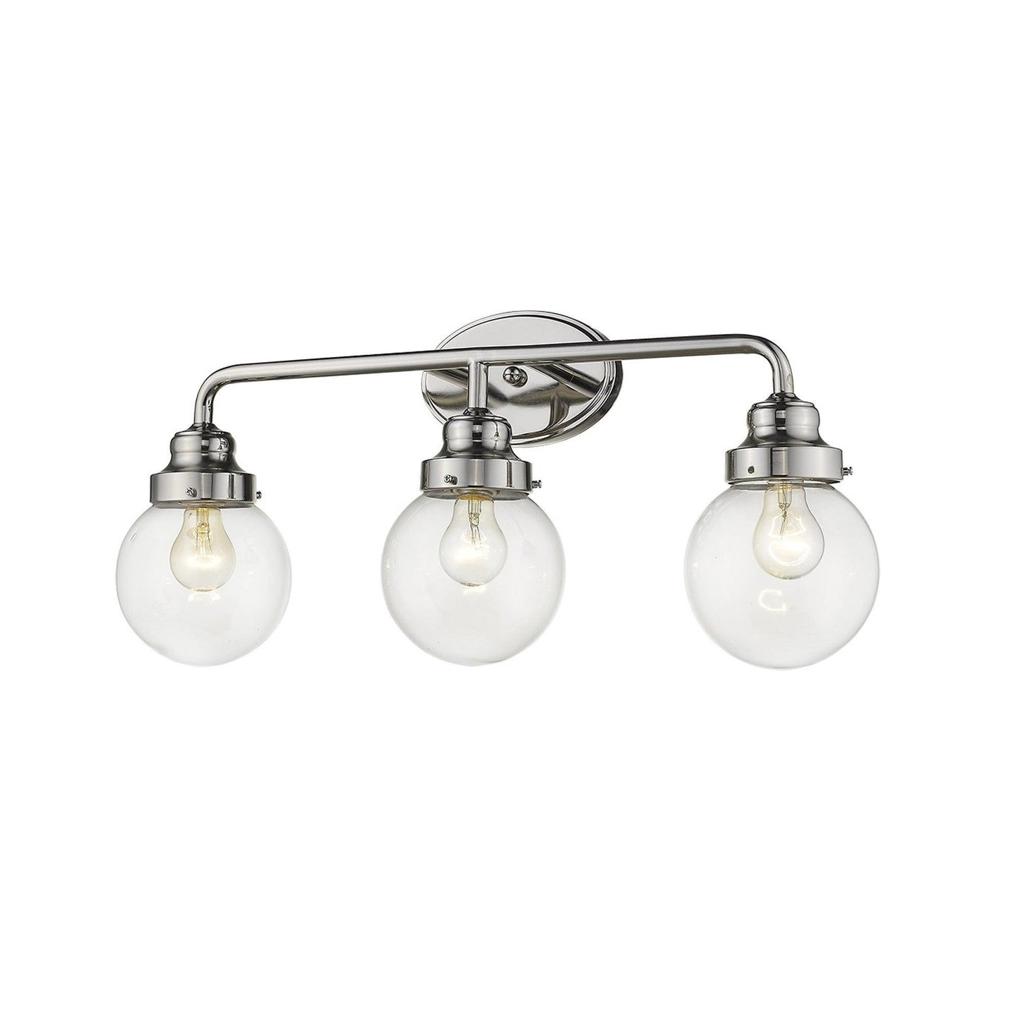 Portsmith 3-Light Polished Nickel Vanity - AFS