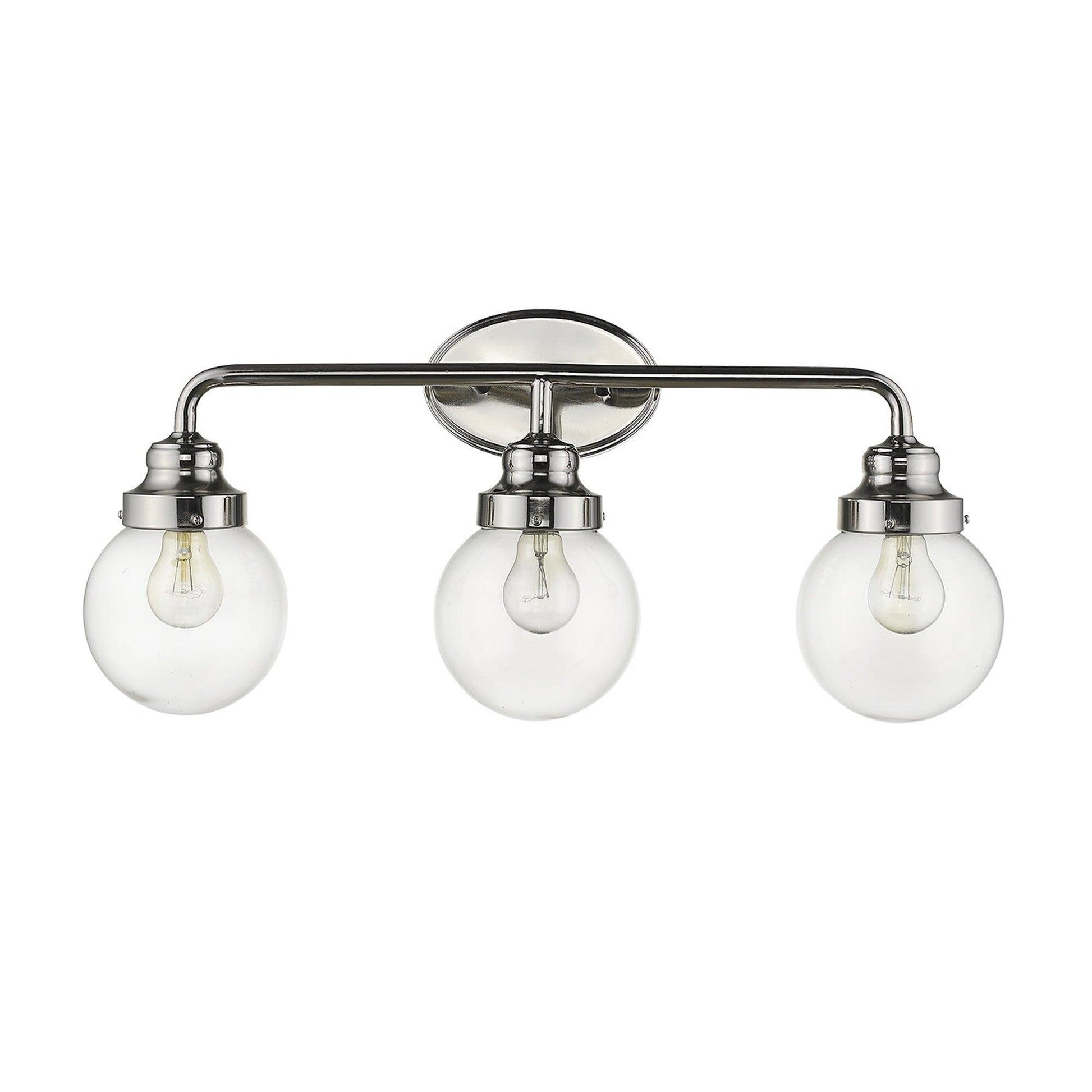 Portsmith 3-Light Polished Nickel Vanity - AFS