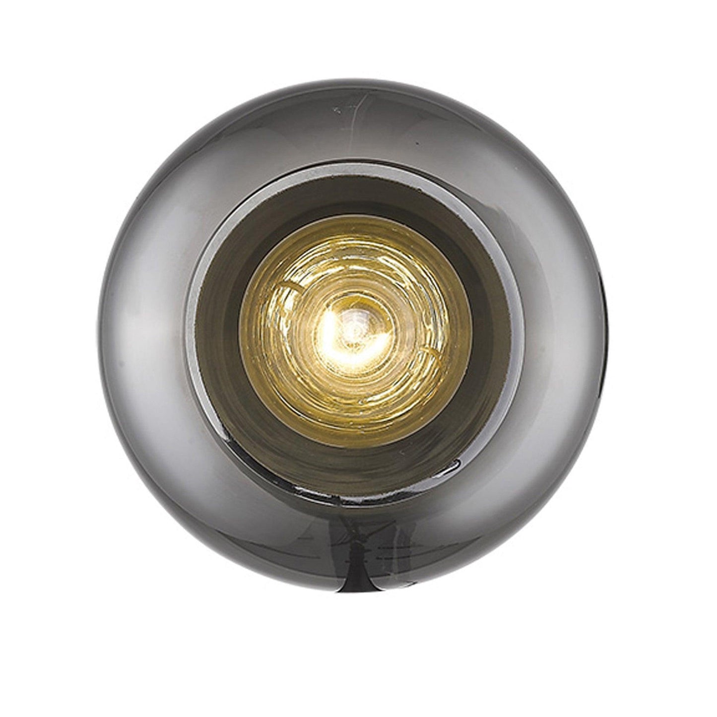 Gold and Smoked Glass Wall Light - AFS