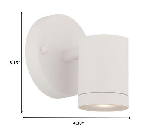 White LED One Light Outdoor Can Shape Wall Sconce - AFS