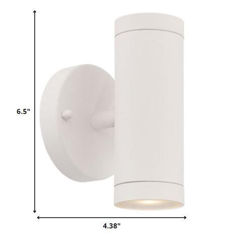 White LED Two Light Can Shape Wall Sconce - AFS