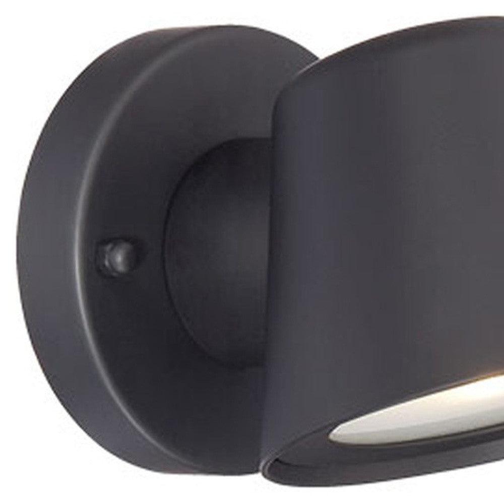 Matte Black LED Short Cone Wall Light - AFS