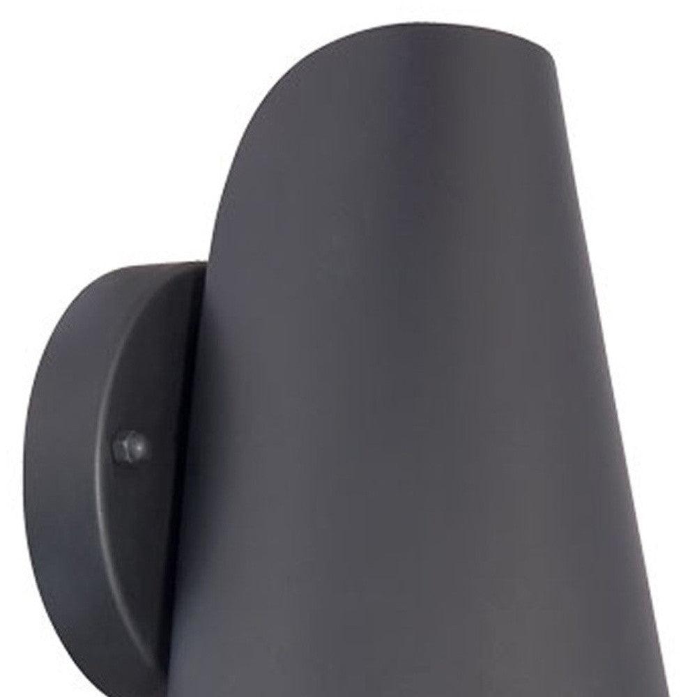 Matte Black LED Conical Wall Sconce - AFS