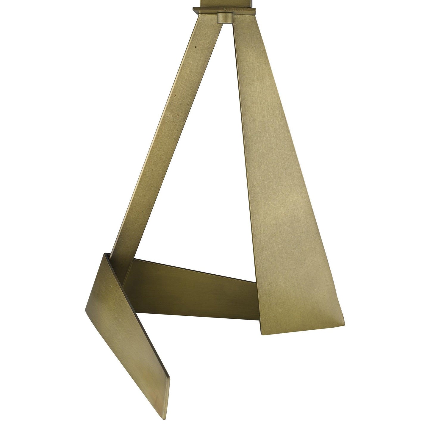 Stratos 1-Light Aged Brass Table Lamp - AFS