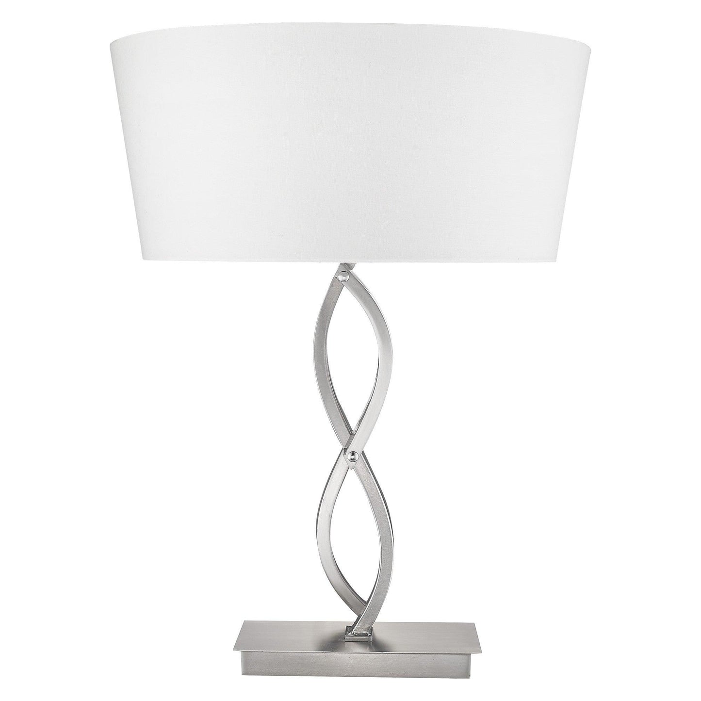 Trend Home 1-Light Satin Nickel Table Lamp - AFS