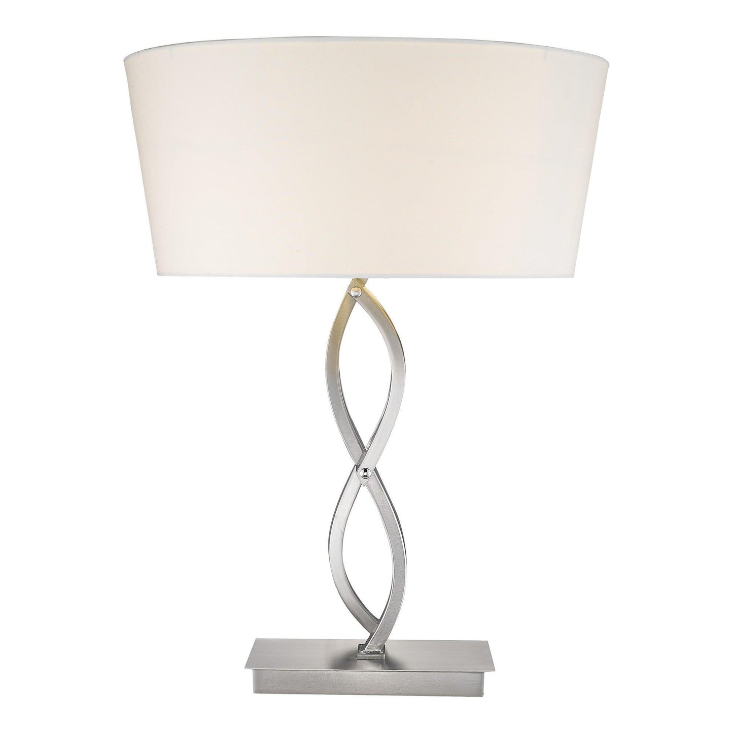 Trend Home 1-Light Satin Nickel Table Lamp - AFS