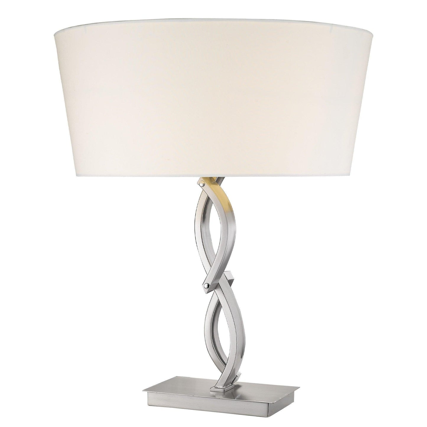 Trend Home 1-Light Satin Nickel Table Lamp - AFS