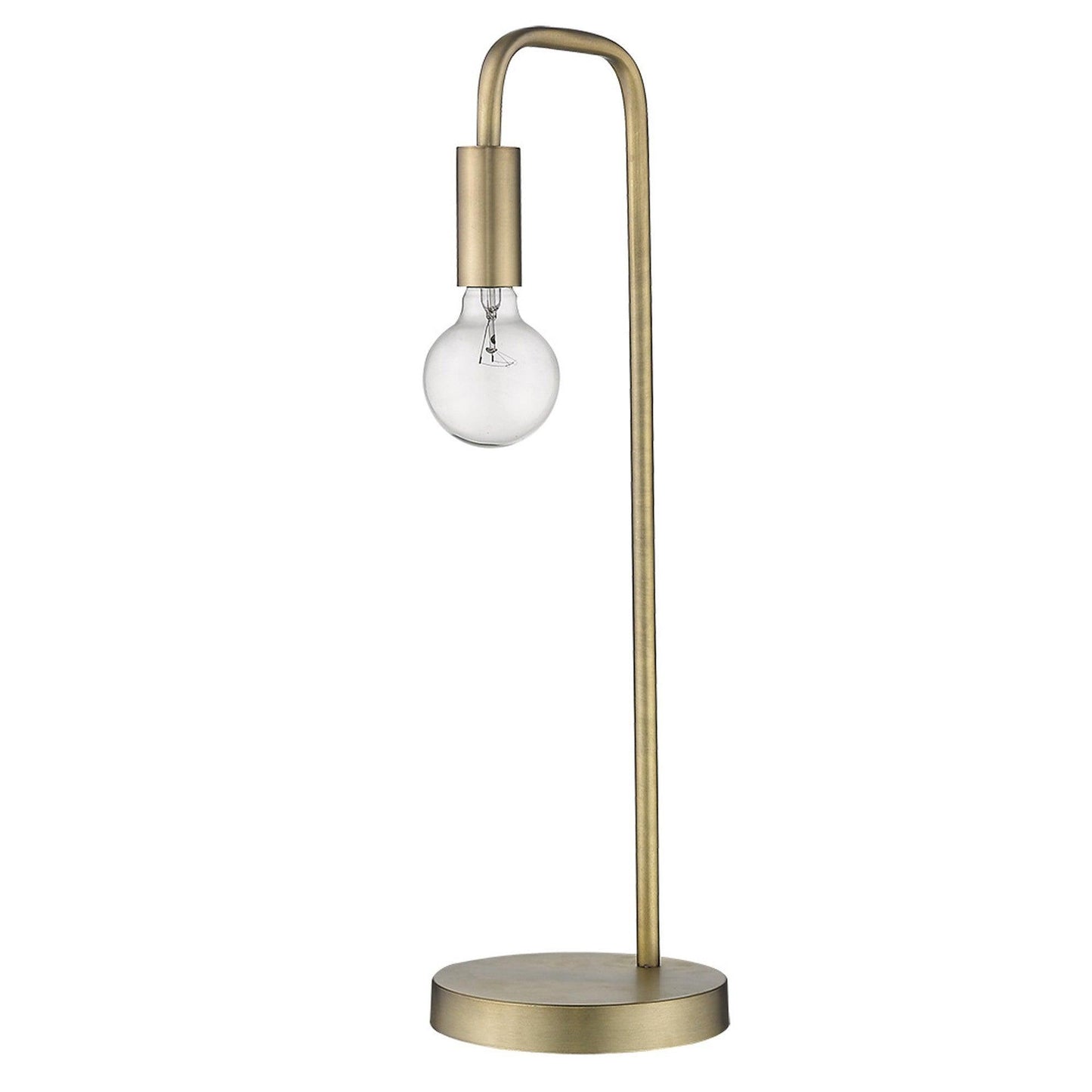 Perret 1-Light Aged Brass Table Lamp - AFS