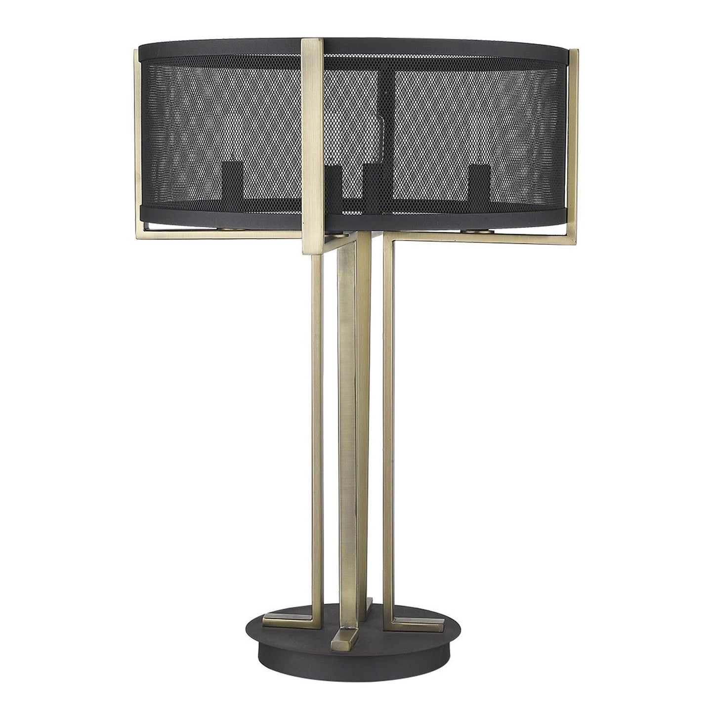 Trend Home 4-Light Matte Black Table Lamp - AFS