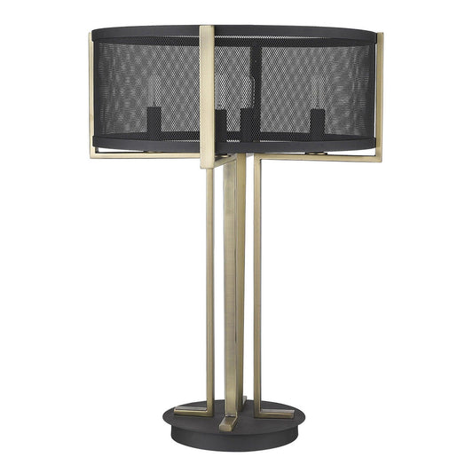 Trend Home 4-Light Matte Black Table Lamp - AFS