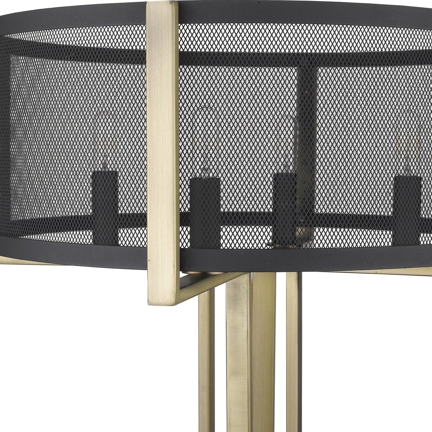 Trend Home 4-Light Matte Black Table Lamp - AFS