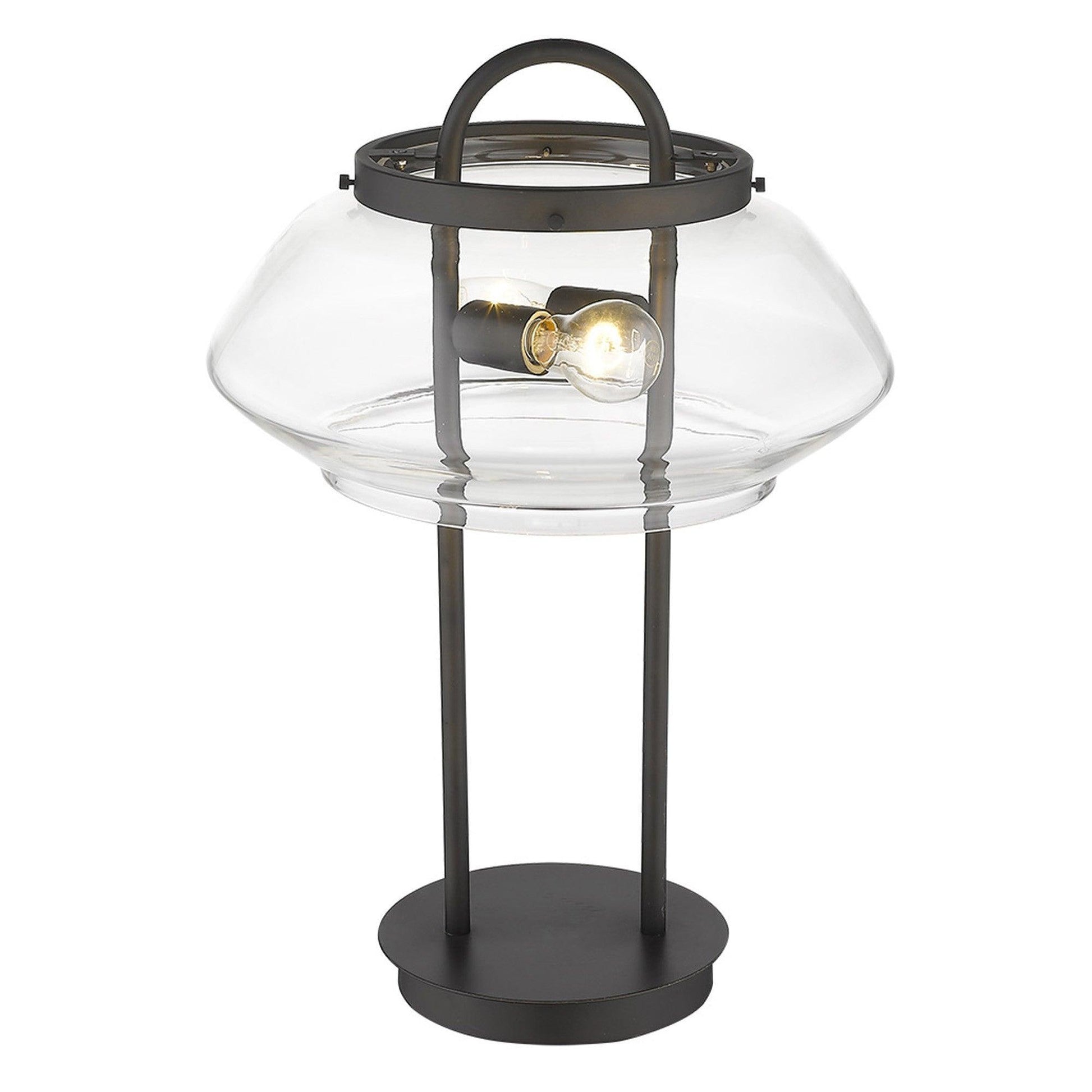 Garner 2-Light Oil-Rubbed Bronze Table Lamp - AFS