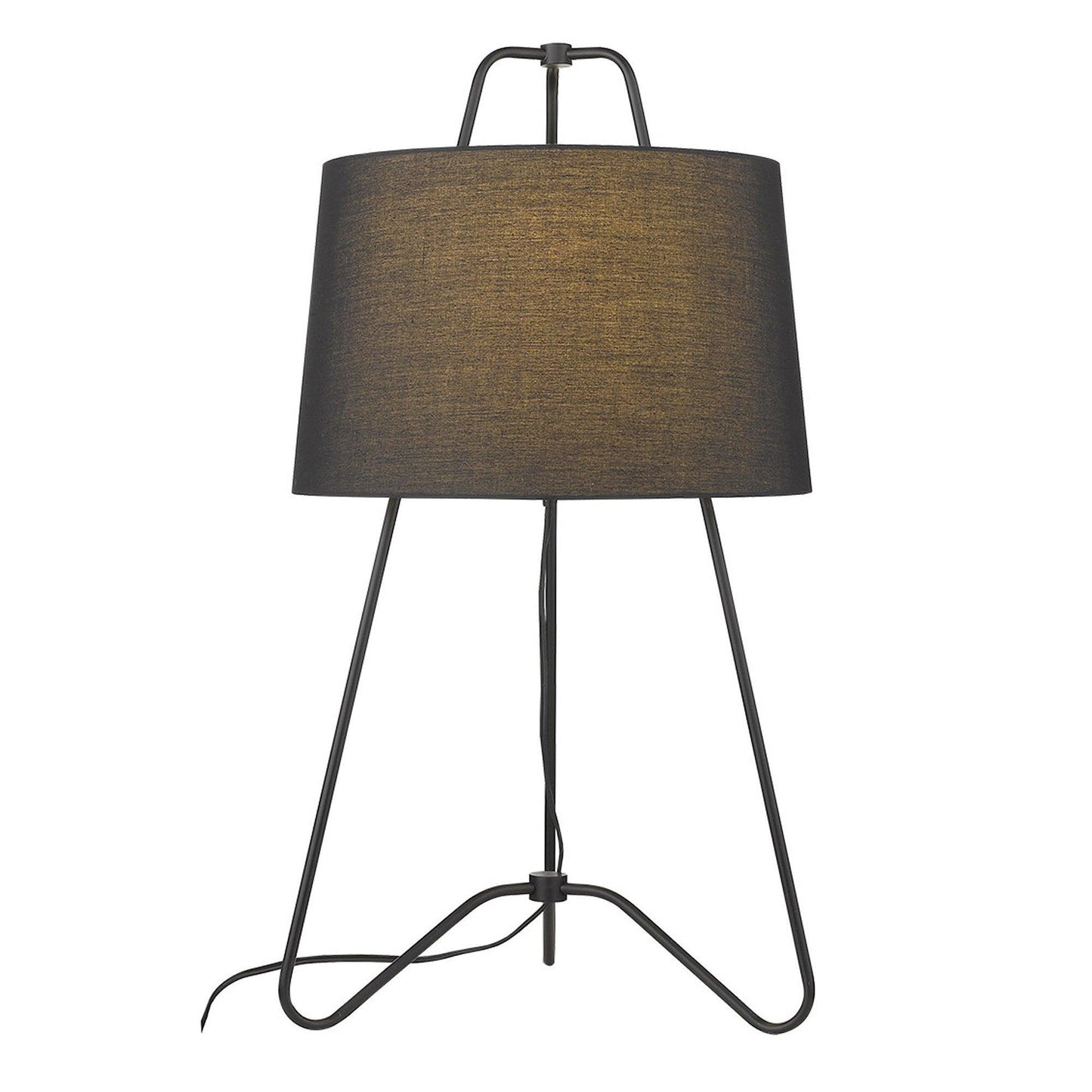 Lamia 1-Light Matte Black Table Lamp - AFS