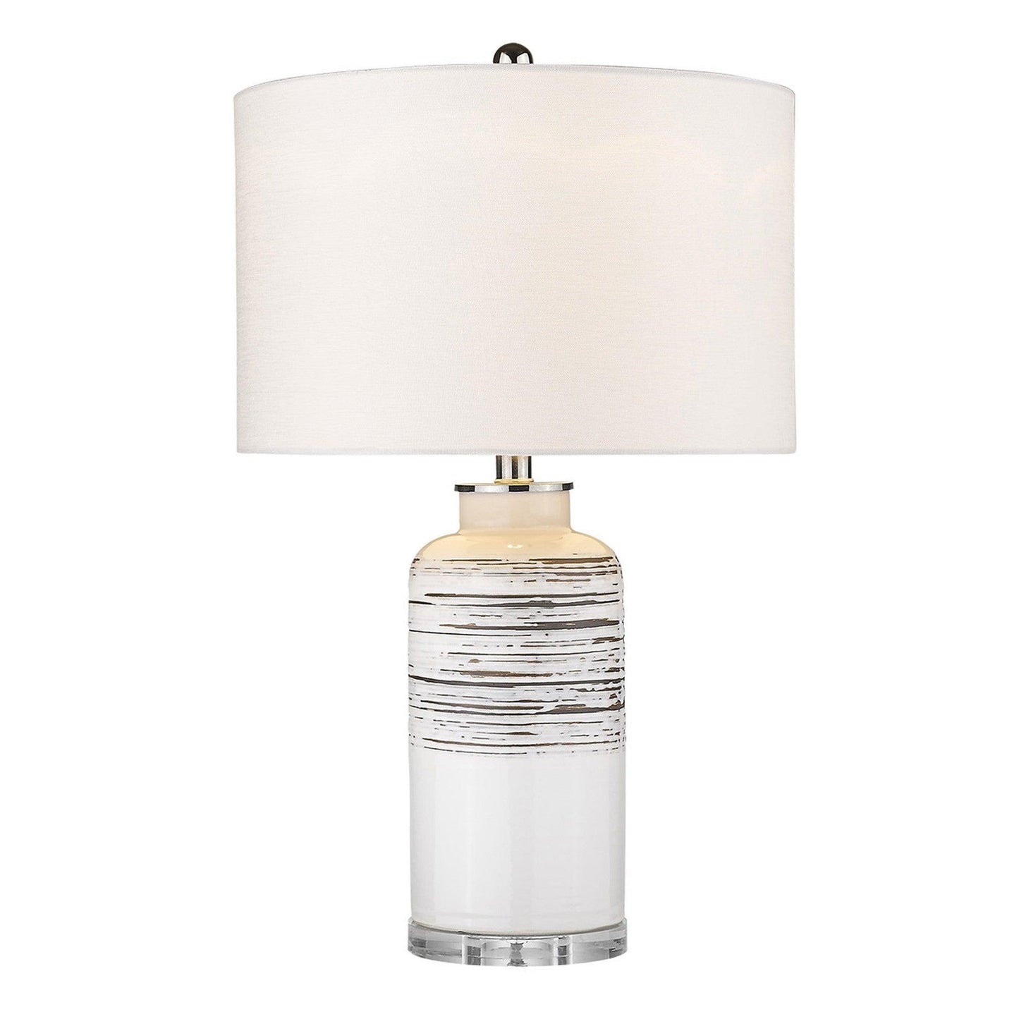 Trend Home 1-Light Polished Nickel Table Lamp - AFS