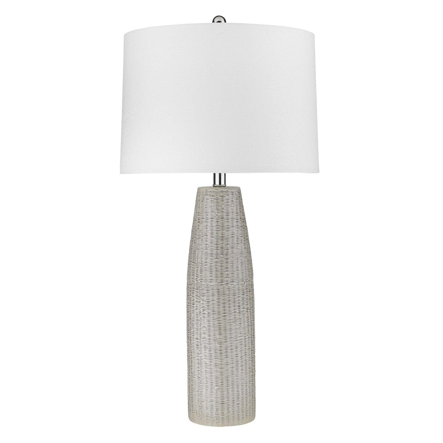 Trend Home 1-Light Polished Nickel Table Lamp - AFS