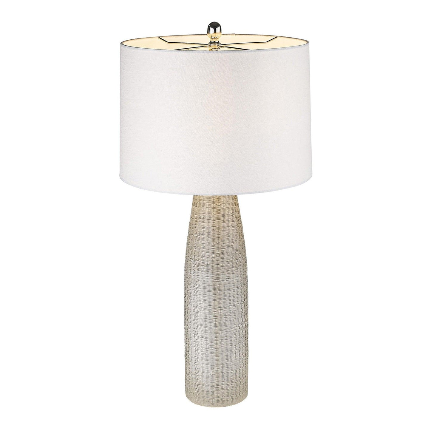 Trend Home 1-Light Polished Nickel Table Lamp - AFS