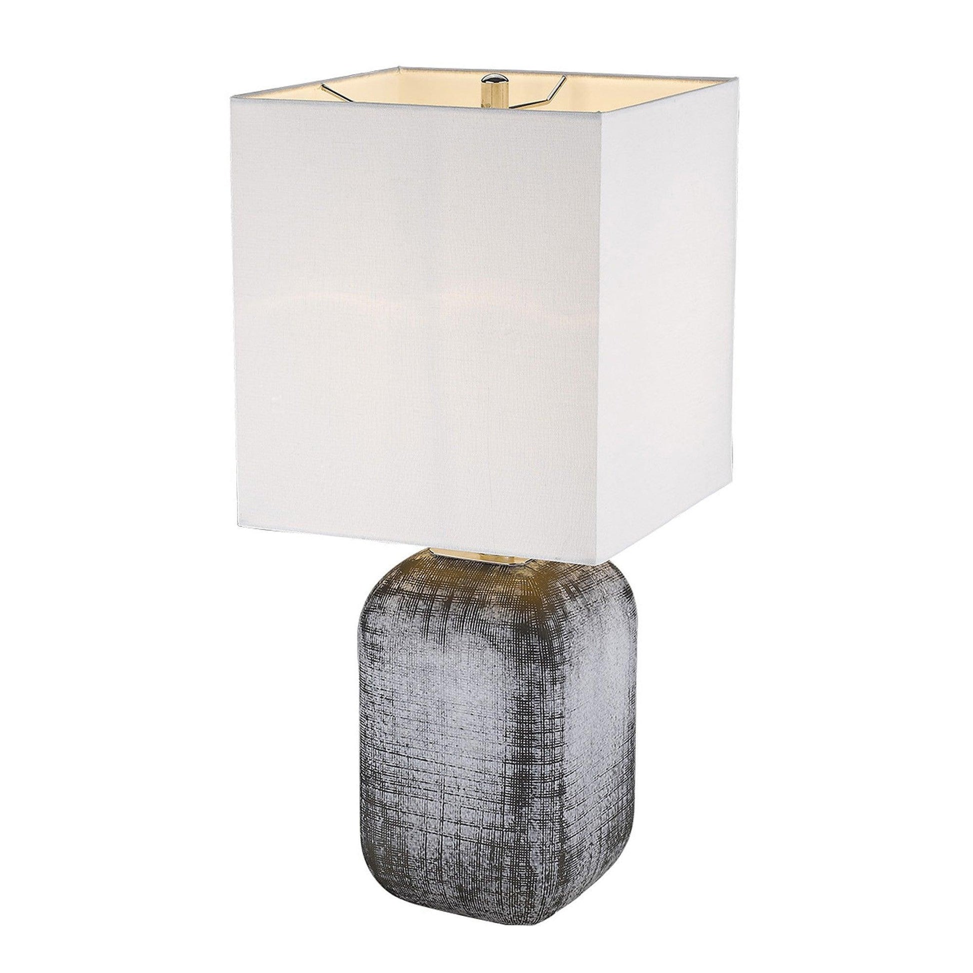 Trend Home 1-Light Polished Nickel Table Lamp - AFS