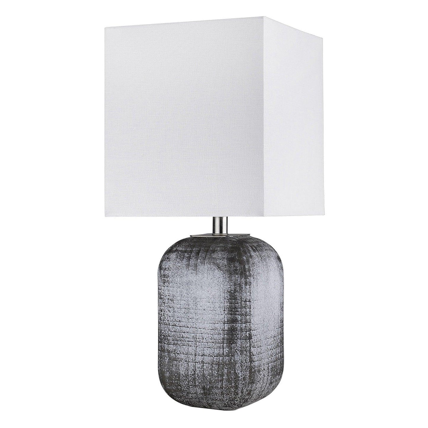 Trend Home 1-Light Polished Nickel Table Lamp - AFS