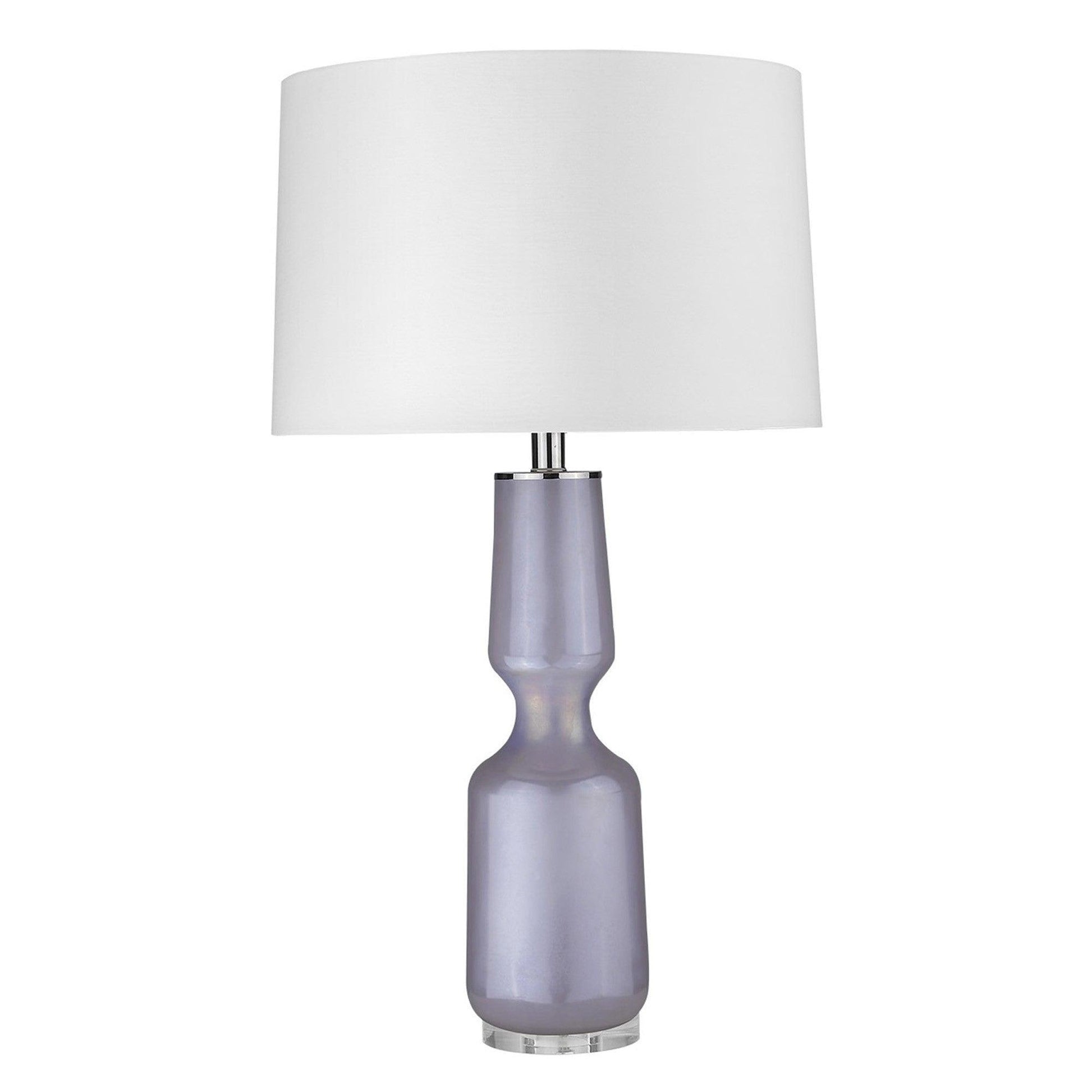 Trend Home 1-Light Polished Nickel Table Lamp - AFS