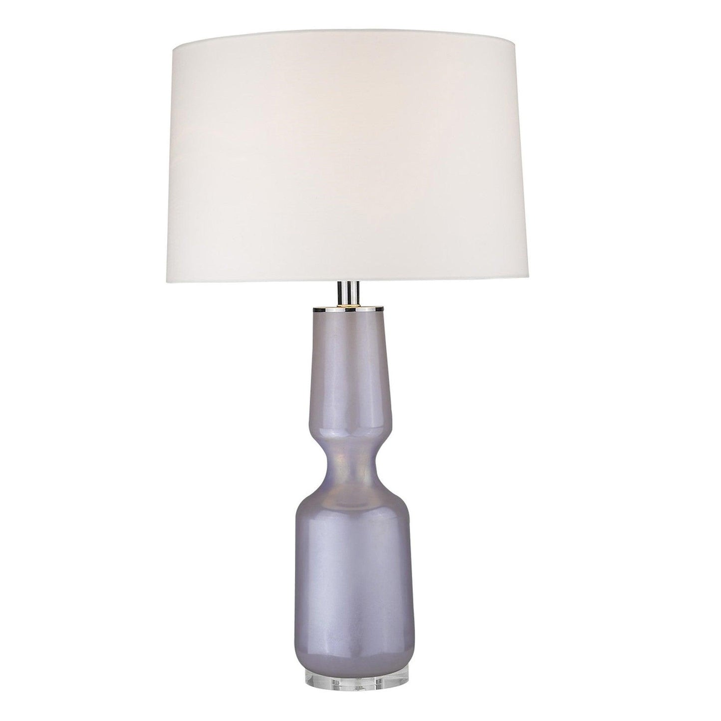 Trend Home 1-Light Polished Nickel Table Lamp - AFS