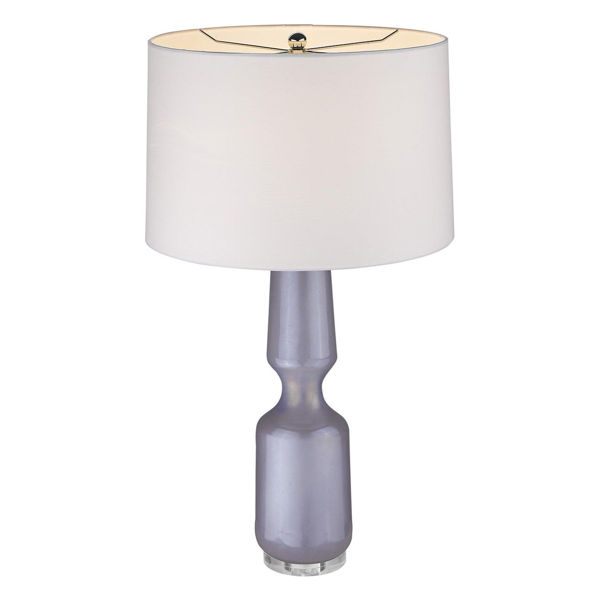 Trend Home 1-Light Polished Nickel Table Lamp - AFS