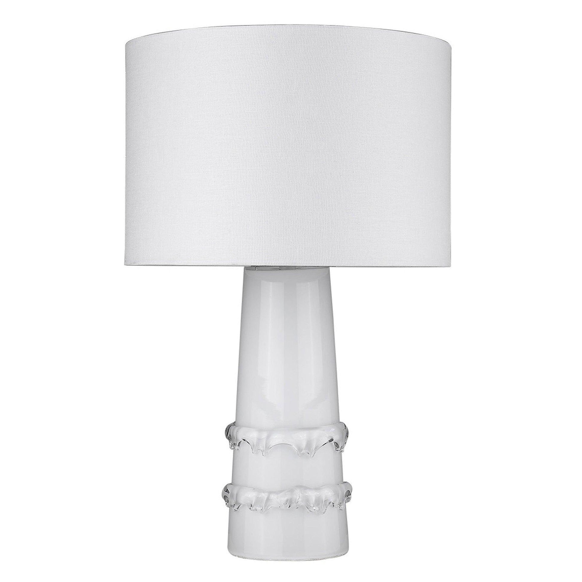 Trend Home 1-Light White Table Lamp - AFS