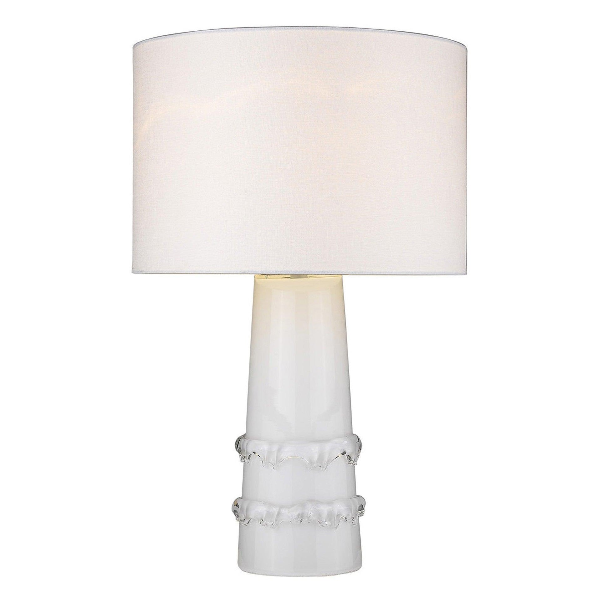 Trend Home 1-Light White Table Lamp - AFS