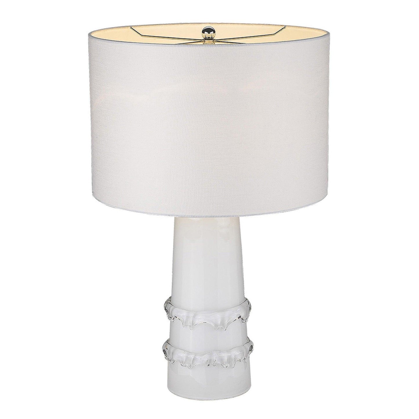 Trend Home 1-Light White Table Lamp - AFS