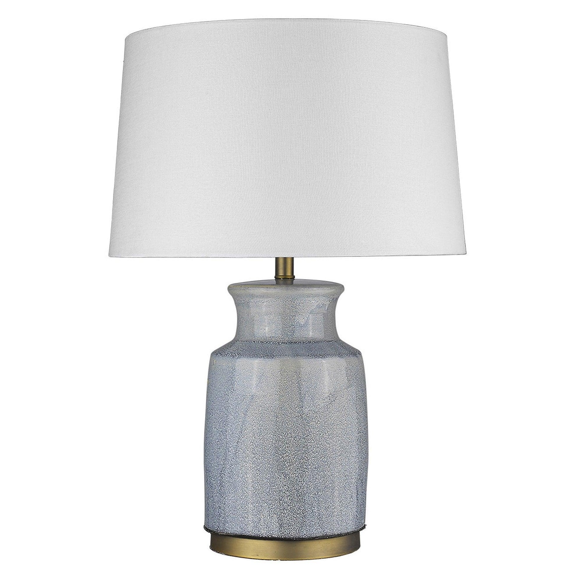 Trend Home 1-Light Brass Table Lamp - AFS