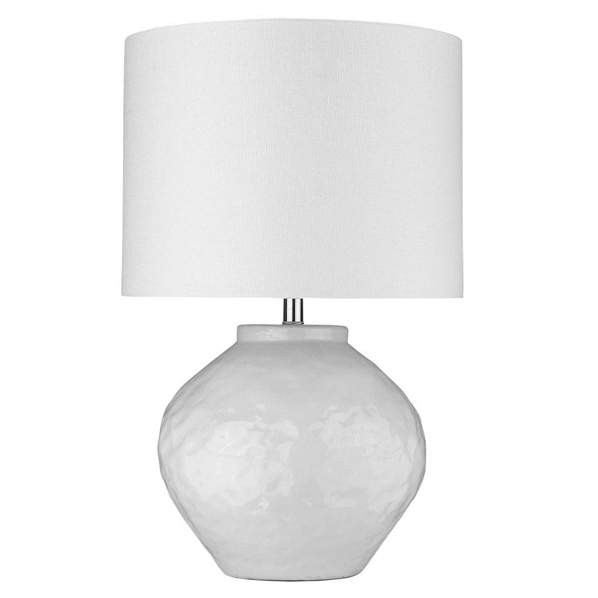 Trend Home 1-Light Polished Nickel Table Lamp - AFS