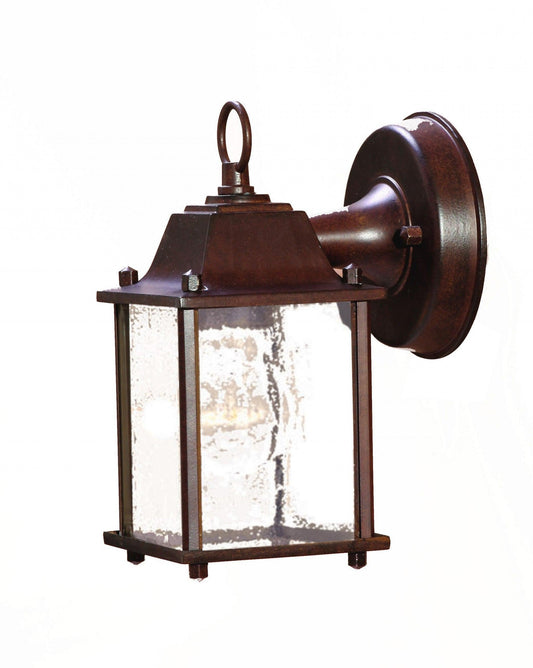 Dark Brown Hanging Waterfall Glass Lantern Wall Light - AFS