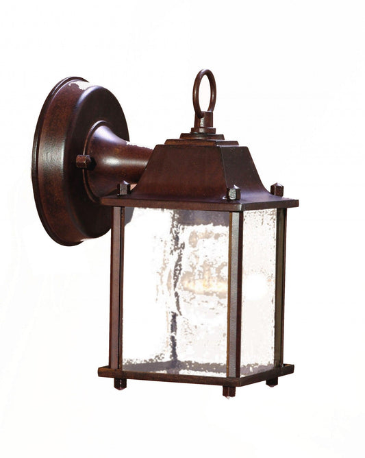 Dark Brown Hanging Waterfall Glass Lantern Wall Light - AFS