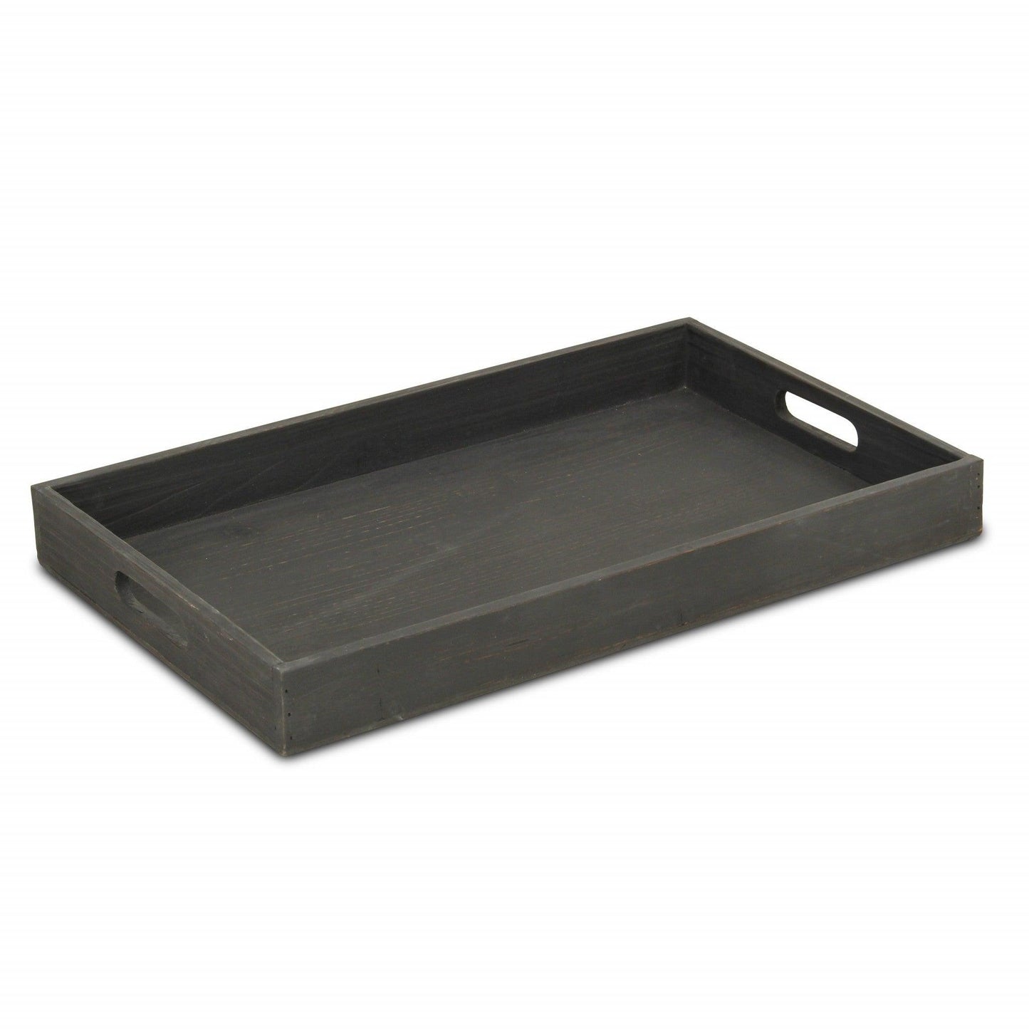 Minimalist Black Wooden Tray - AFS