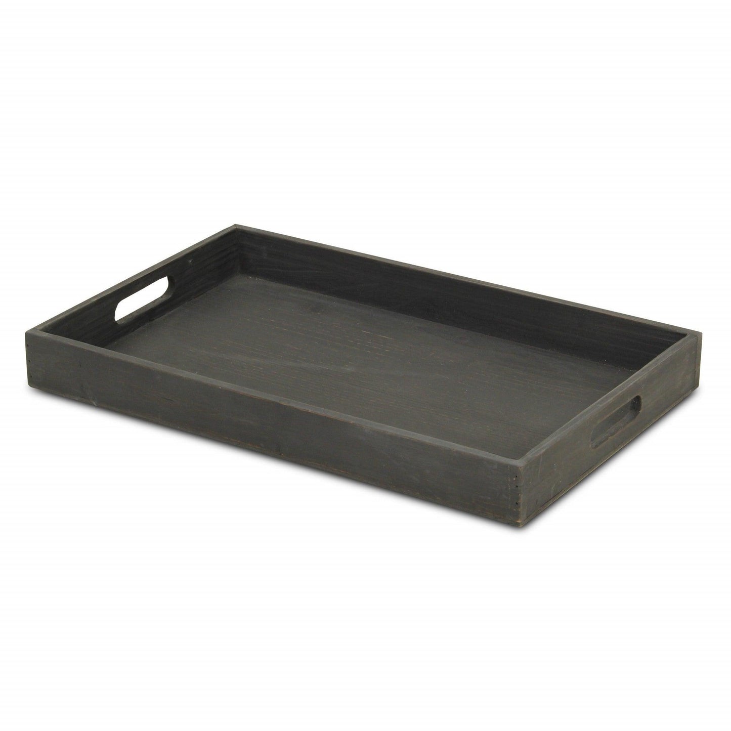 Minimalist Black Wooden Tray - AFS