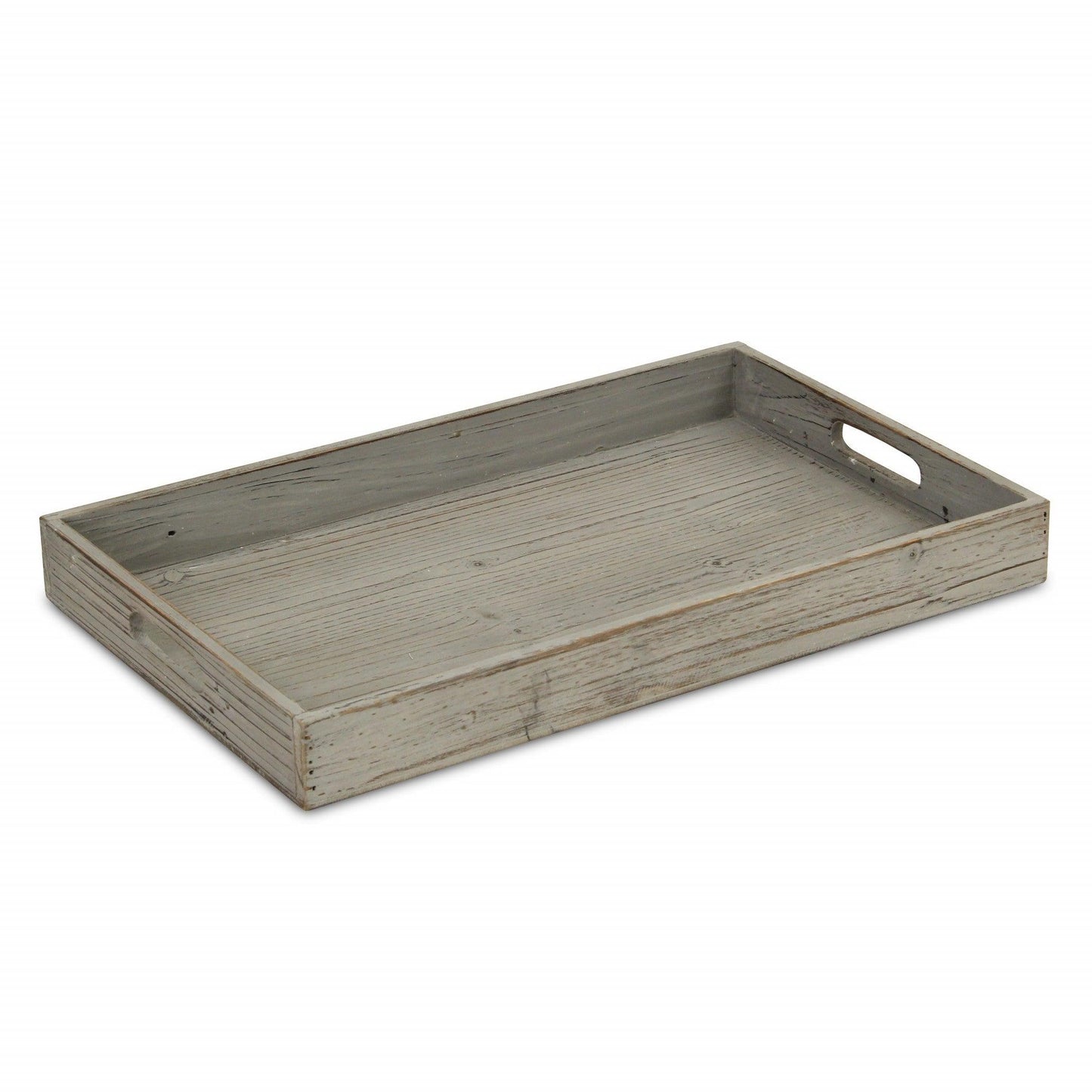 Minimalist Gray Wooden Tray - AFS