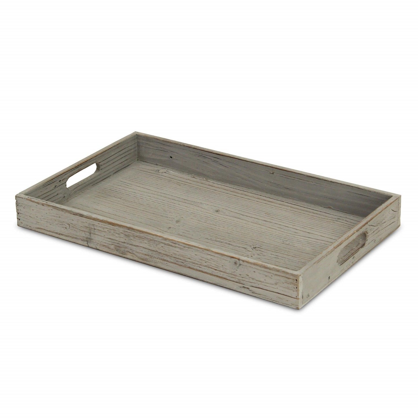 Minimalist Gray Wooden Tray - AFS