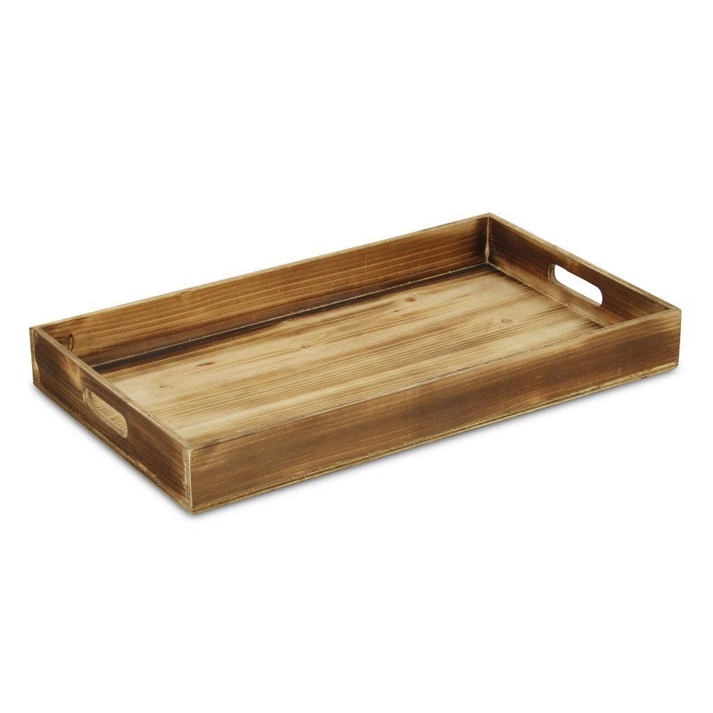 Minimalist Brown Wooden Tray - AFS